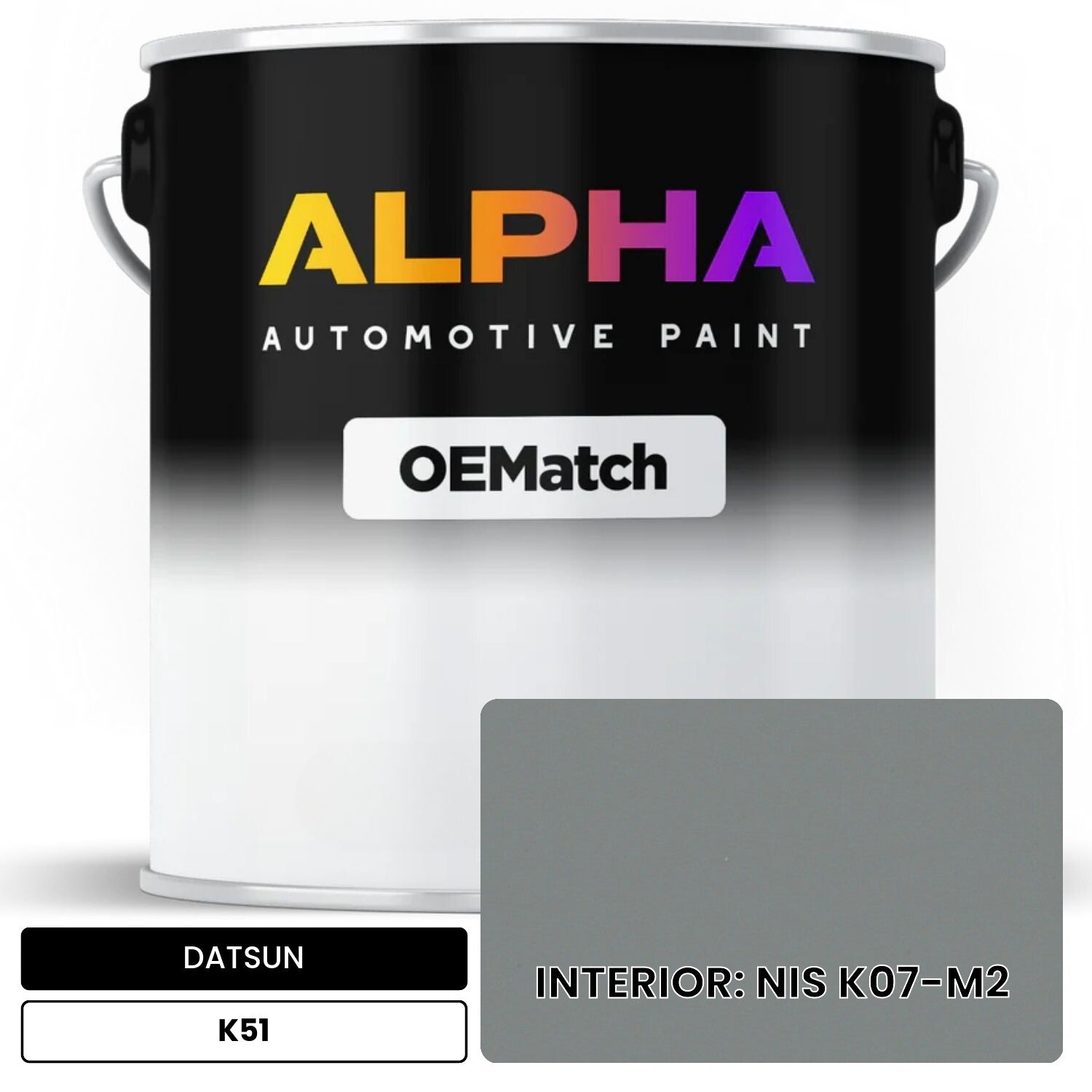 DATSUN INTERIOR: NIS K07-M2 K51 OEMatch Basecoat