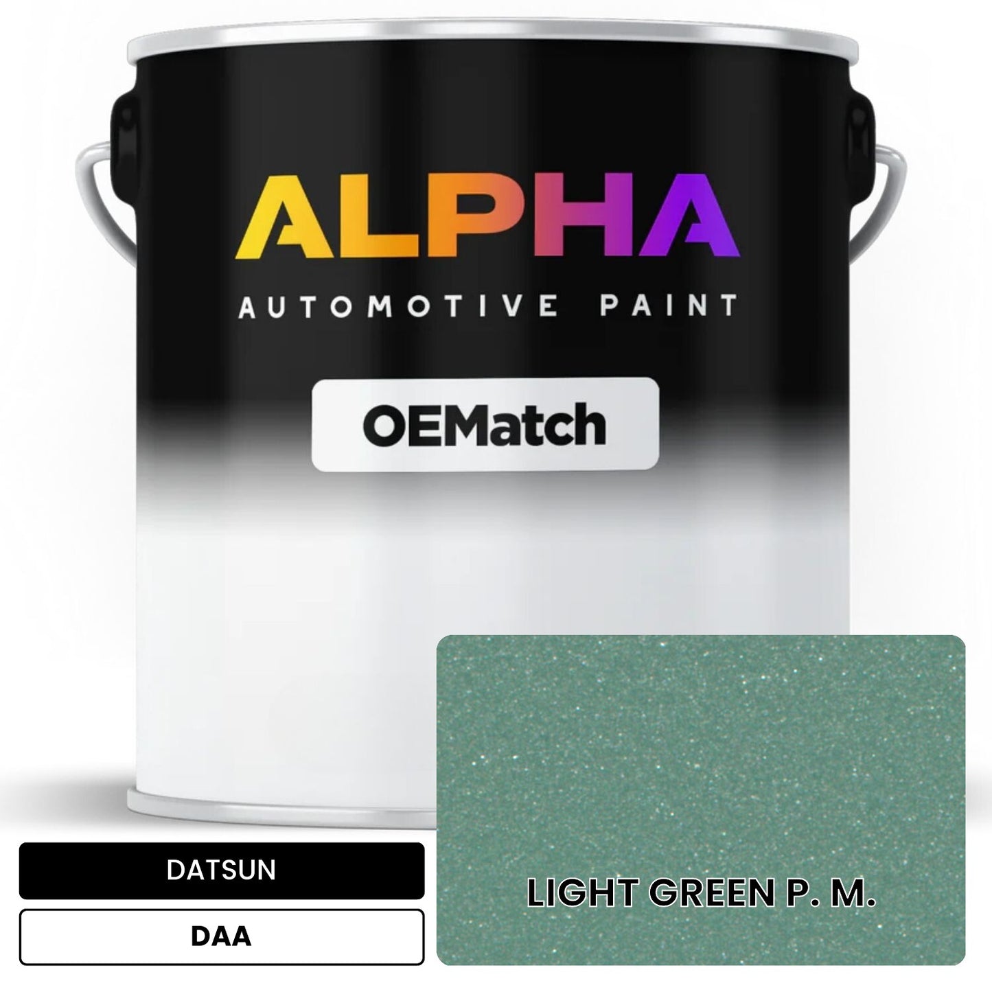 DATSUN LIGHT GREEN P. M. DAA OEMatch Basecoat