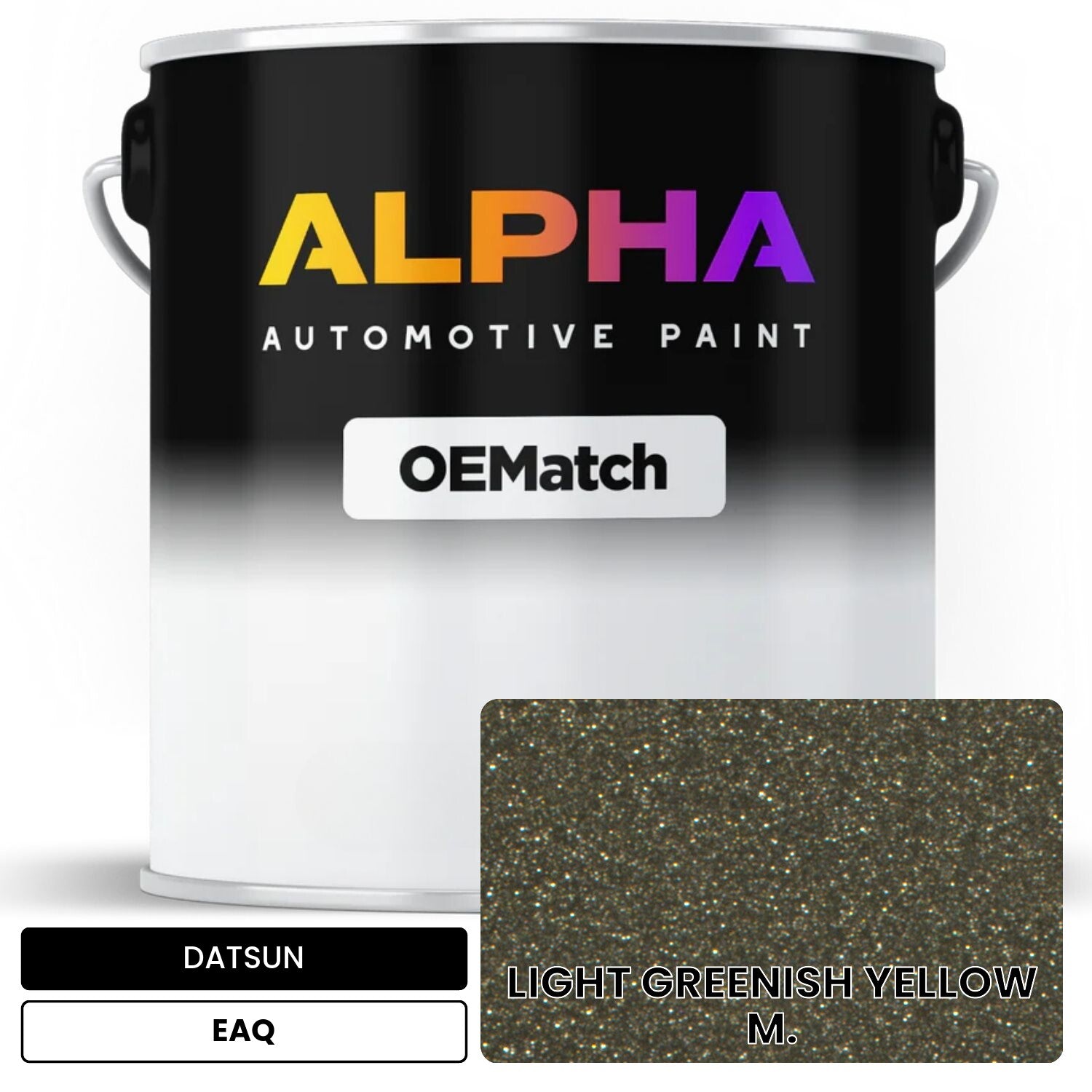 DATSUN LIGHT GREENISH YELLOW M. EAQ OEMatch Basecoat