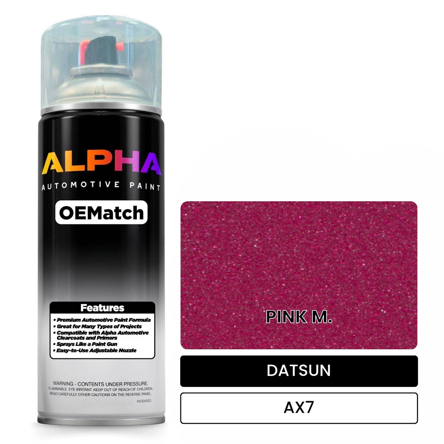 DATSUN PINK M. AX7 OEMatch Spraycan
