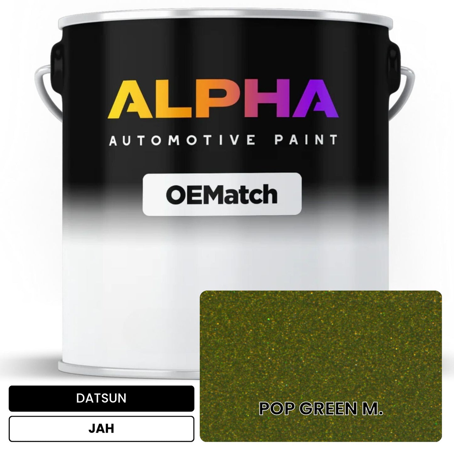 DATSUN POP GREEN M. JAH OEMatch Basecoat