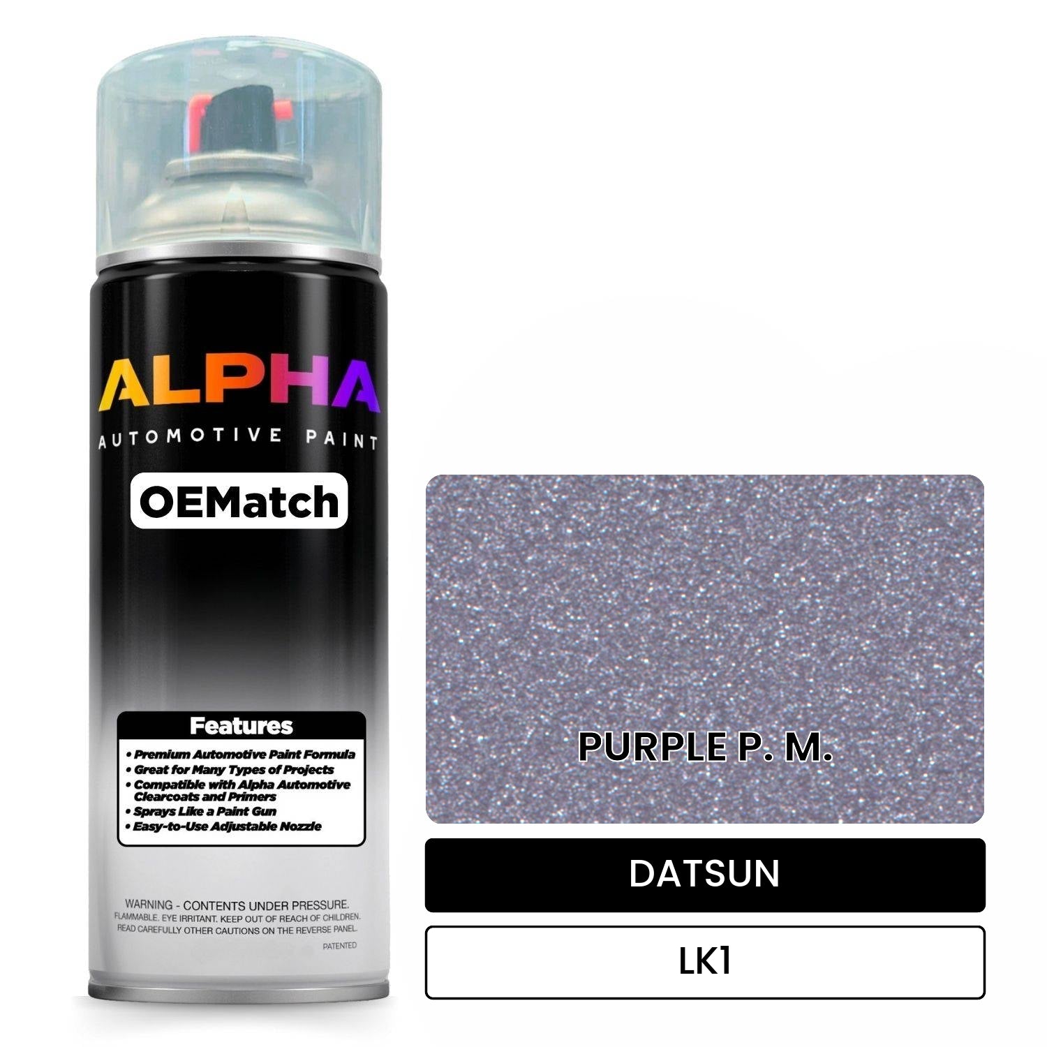 DATSUN PURPLE P. M. LK1 OEMatch Spraycan