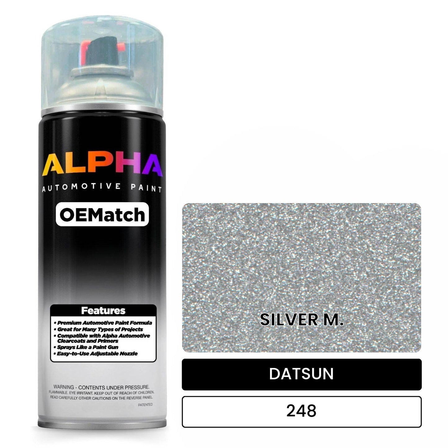 DATSUN SILVER M. 248 OEMatch Spraycan