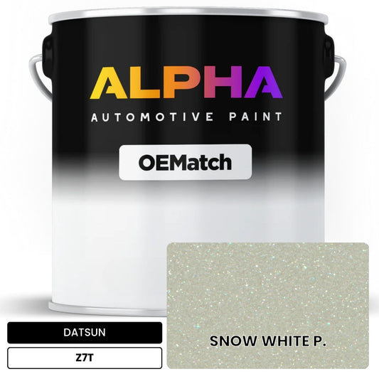 DATSUN SNOW WHITE P. Z7T OEMatch Basecoat