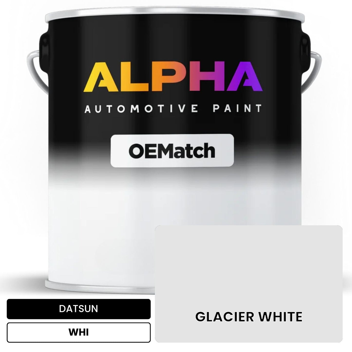 DATSUN GLACIER WHITE WHI OEMatch Basecoat
