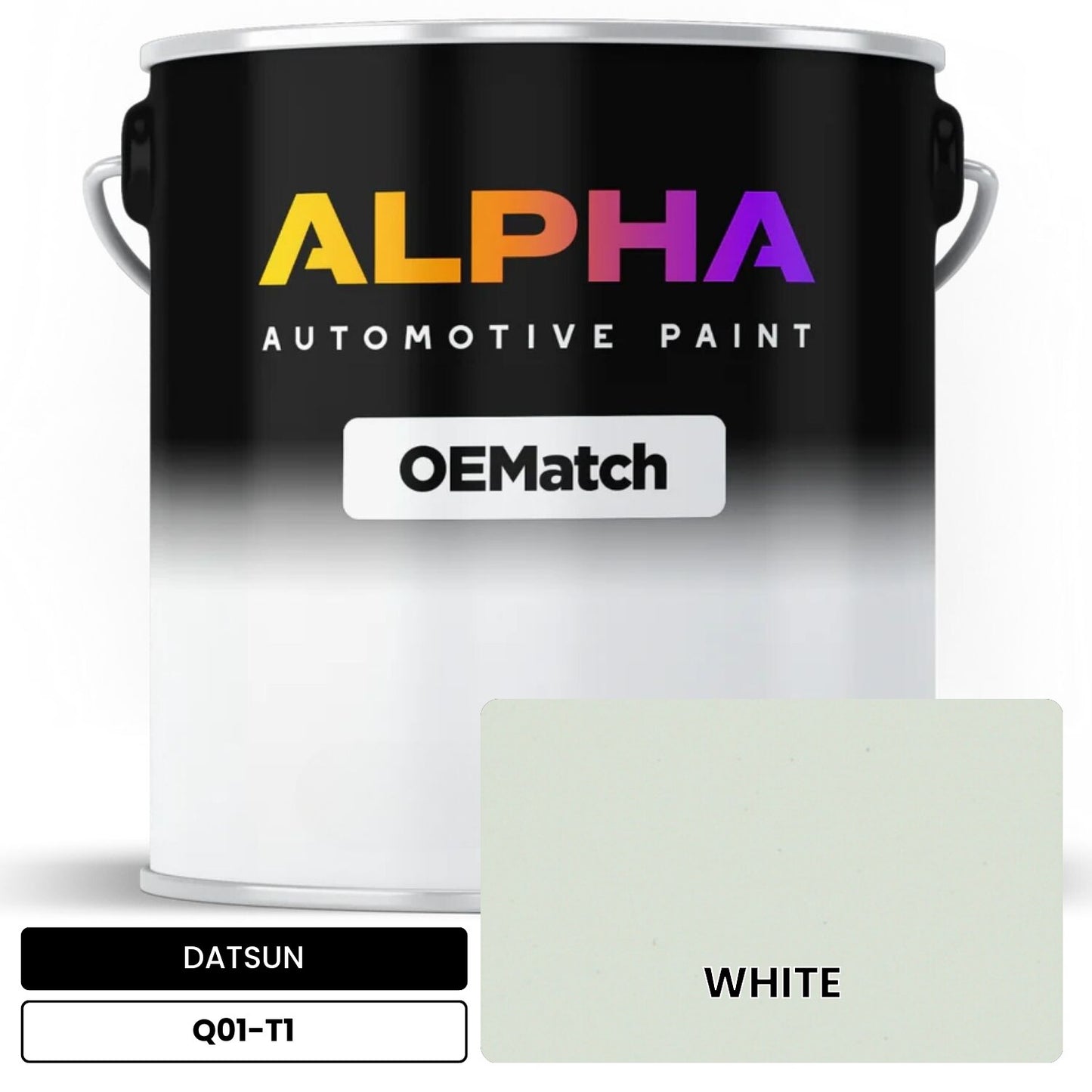 DATSUN WHITE Q01-T1 OEMatch Basecoat