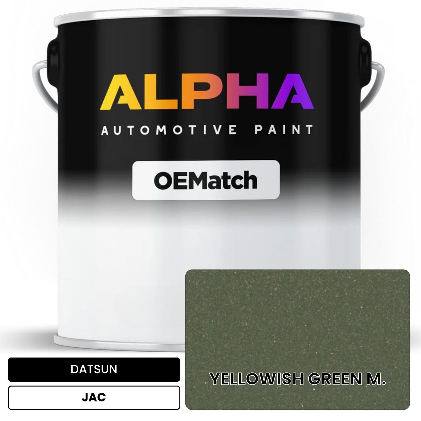 DATSUN YELLOWISH GREEN M. JAC OEMatch Basecoat