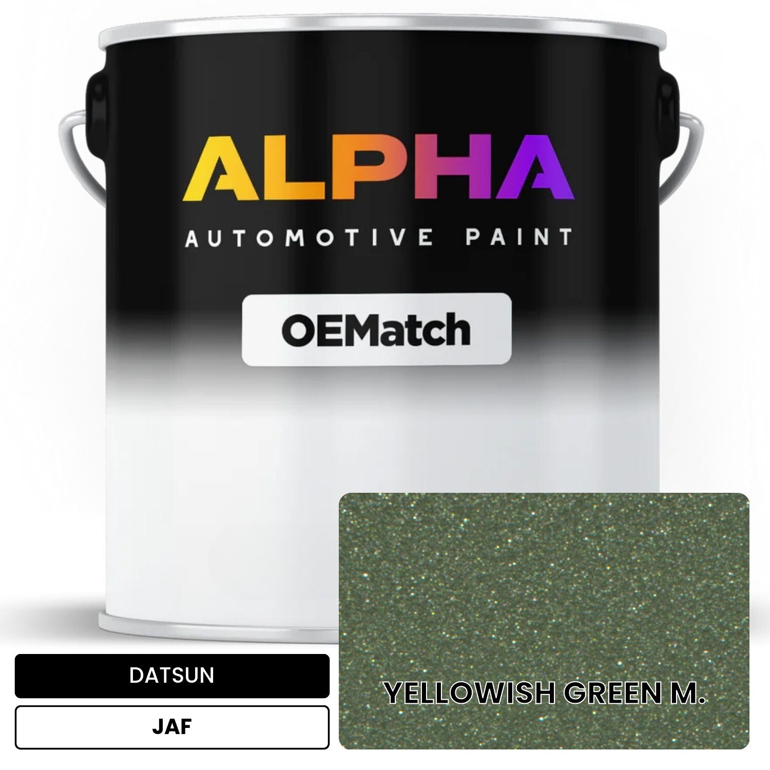 DATSUN YELLOWISH GREEN M. JAF OEMatch Basecoat