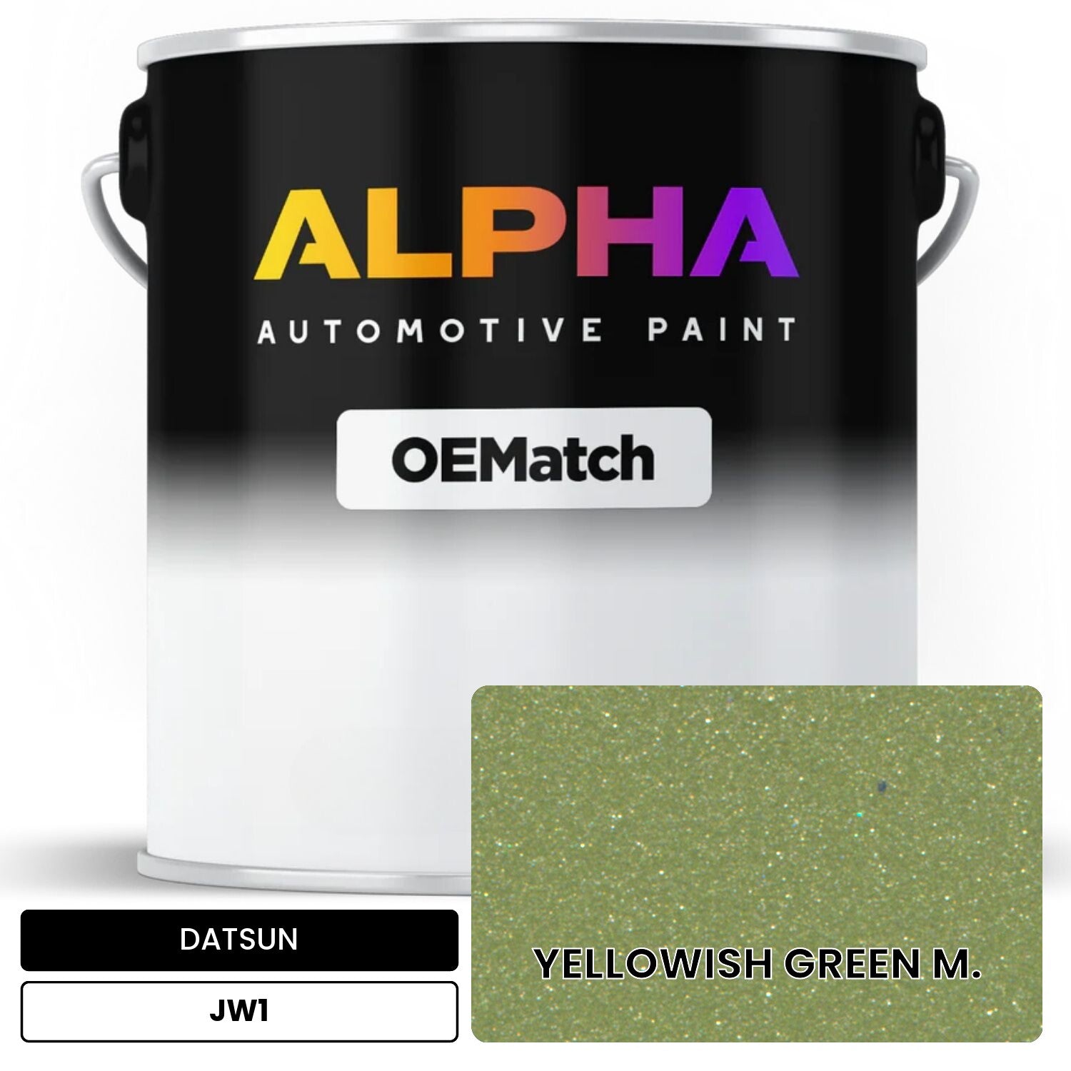DATSUN YELLOWISH GREEN M. JW1 OEMatch Basecoat