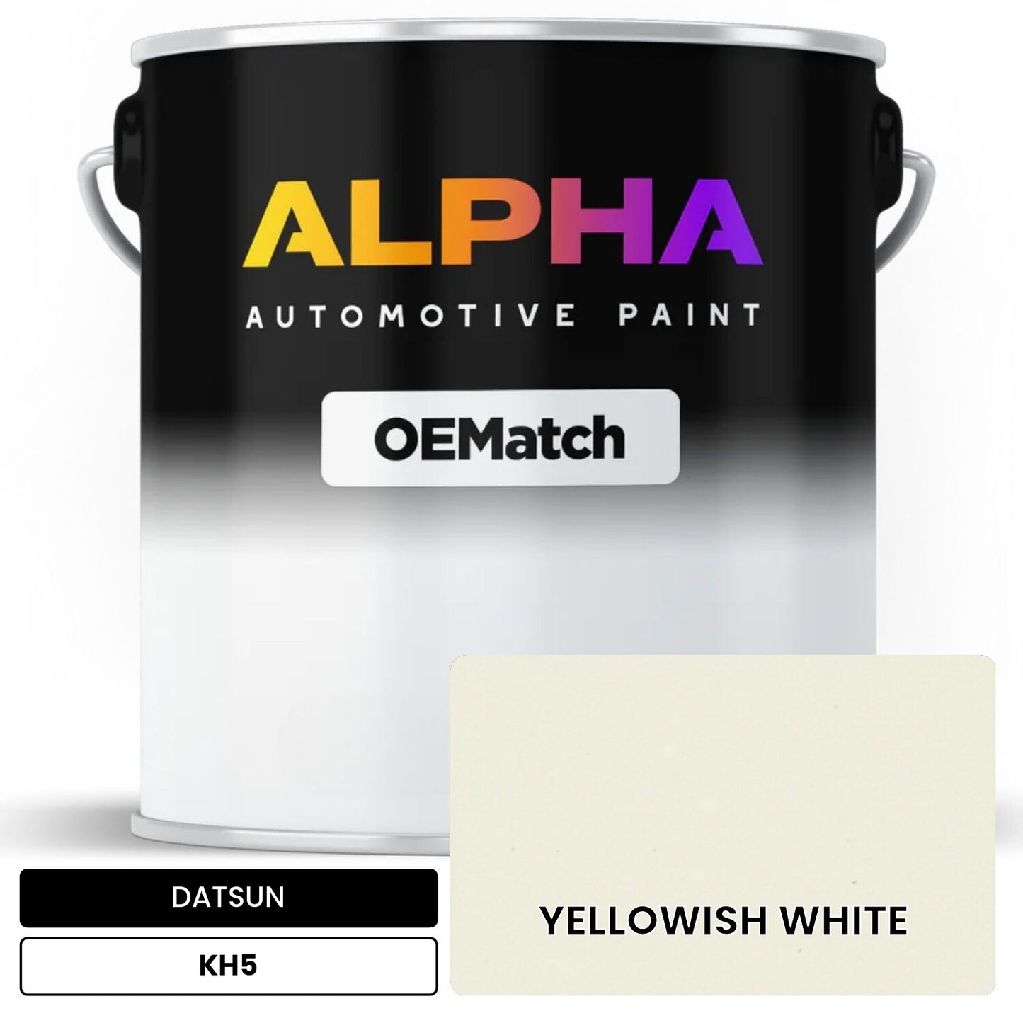 DATSUN YELLOWISH WHITE KH5 OEMatch Basecoat