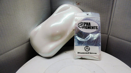 Diamond Green Dry Pearl Pigment - The Spray Source - Alpha Pigments