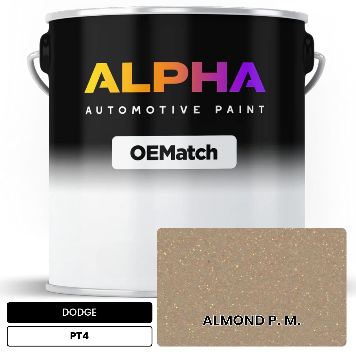 DODGE ALMOND P. M. PT4 OEMatch Basecoat