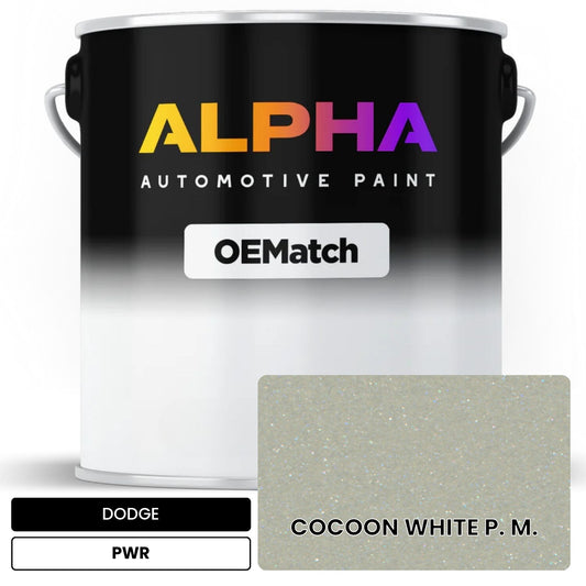 DODGE COCOON WHITE P. M. PWR OEMatch Basecoat