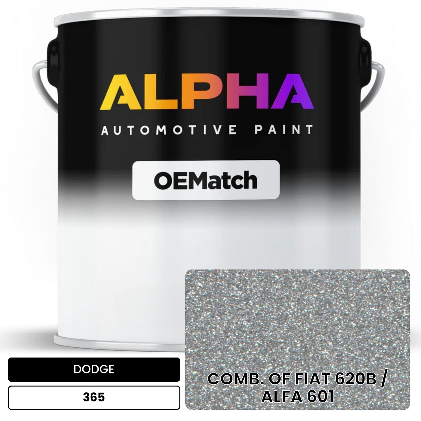 DODGE COMB. OF FIAT 620B / ALFA 601 365 OEMatch Basecoat