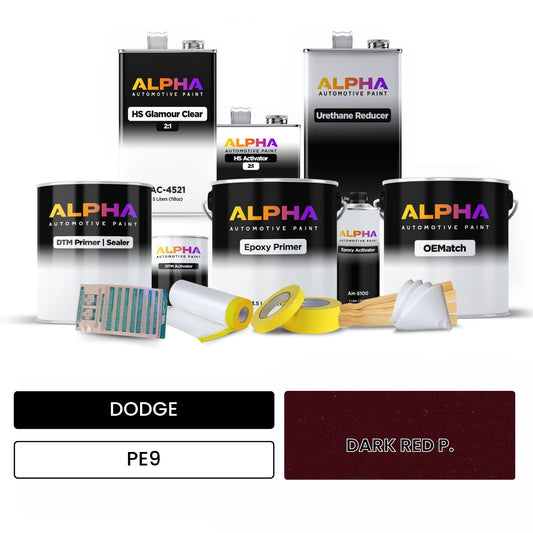 DODGE DARK RED P. PE9 OEMatch Vehicle Paint Kit
