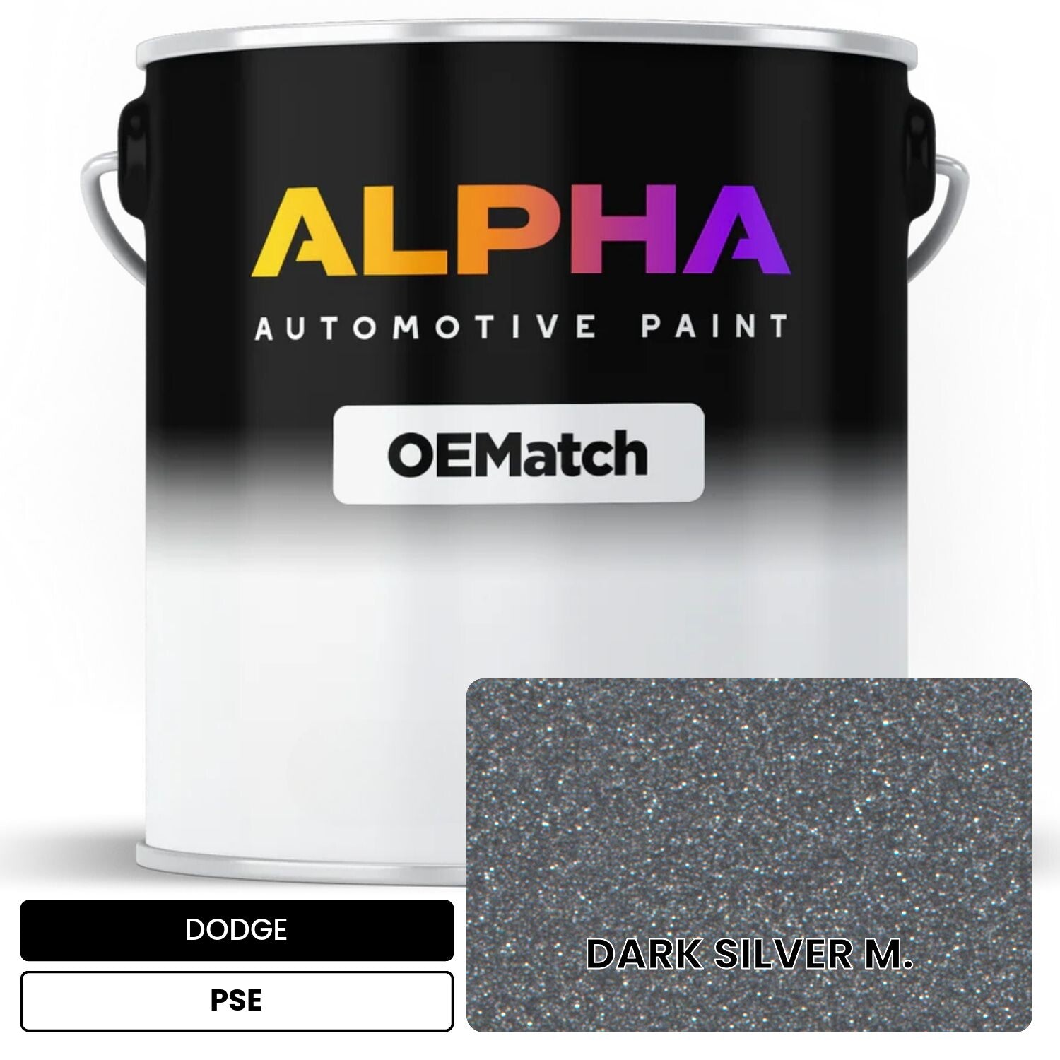 DODGE DARK SILVER M. PSE OEMatch Basecoat