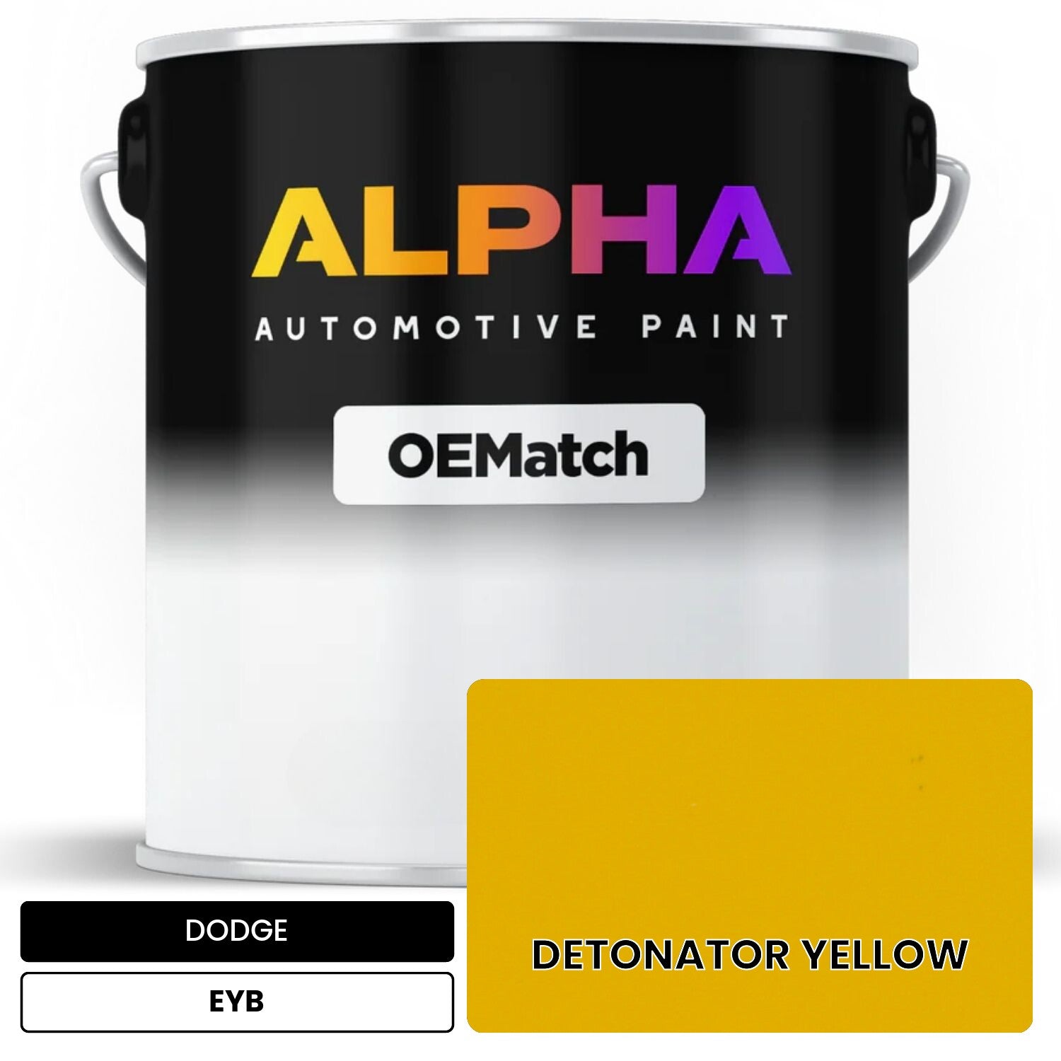 DODGE DETONATOR YELLOW EYB OEMatch Basecoat