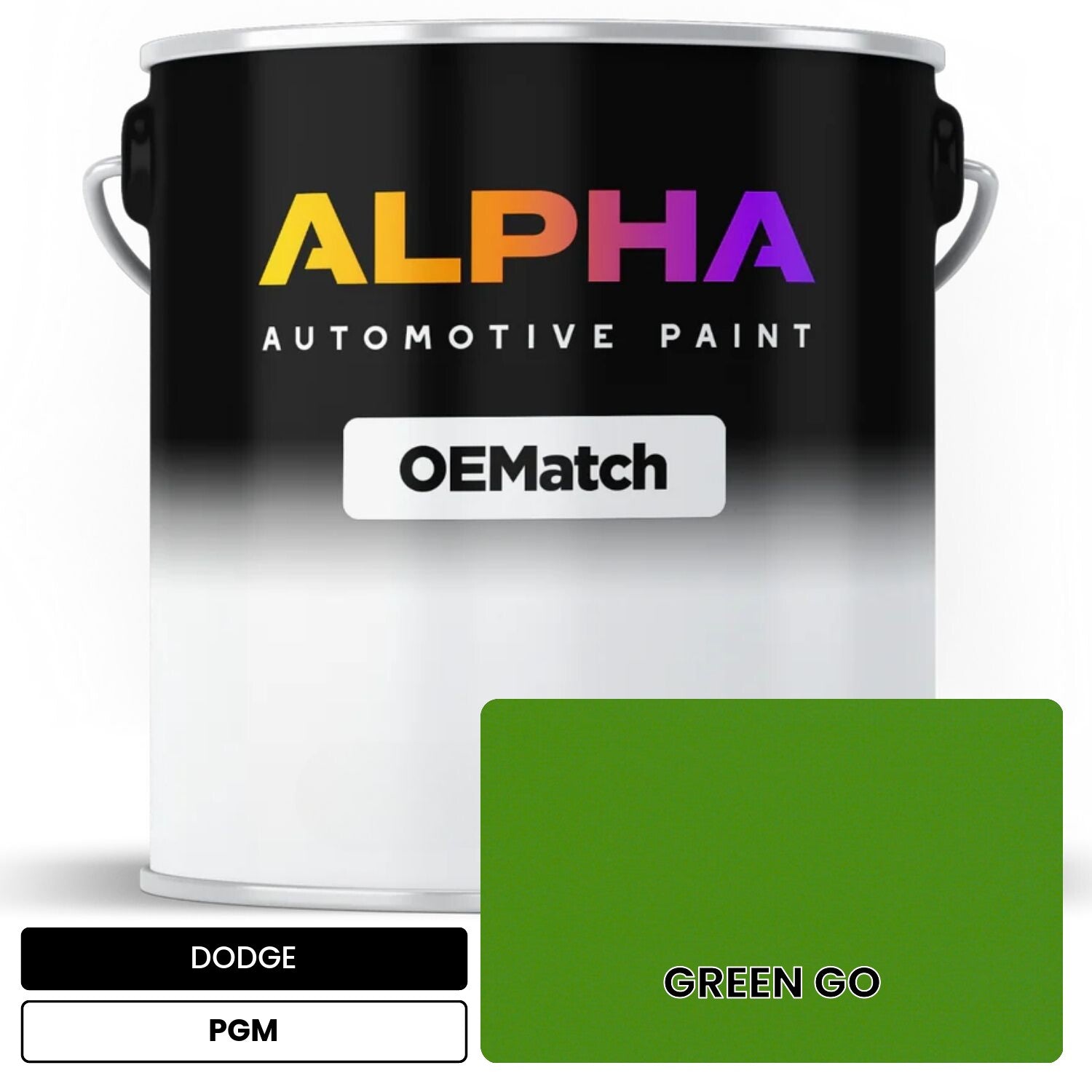 DODGE GREEN GO PGM OEMatch Basecoat