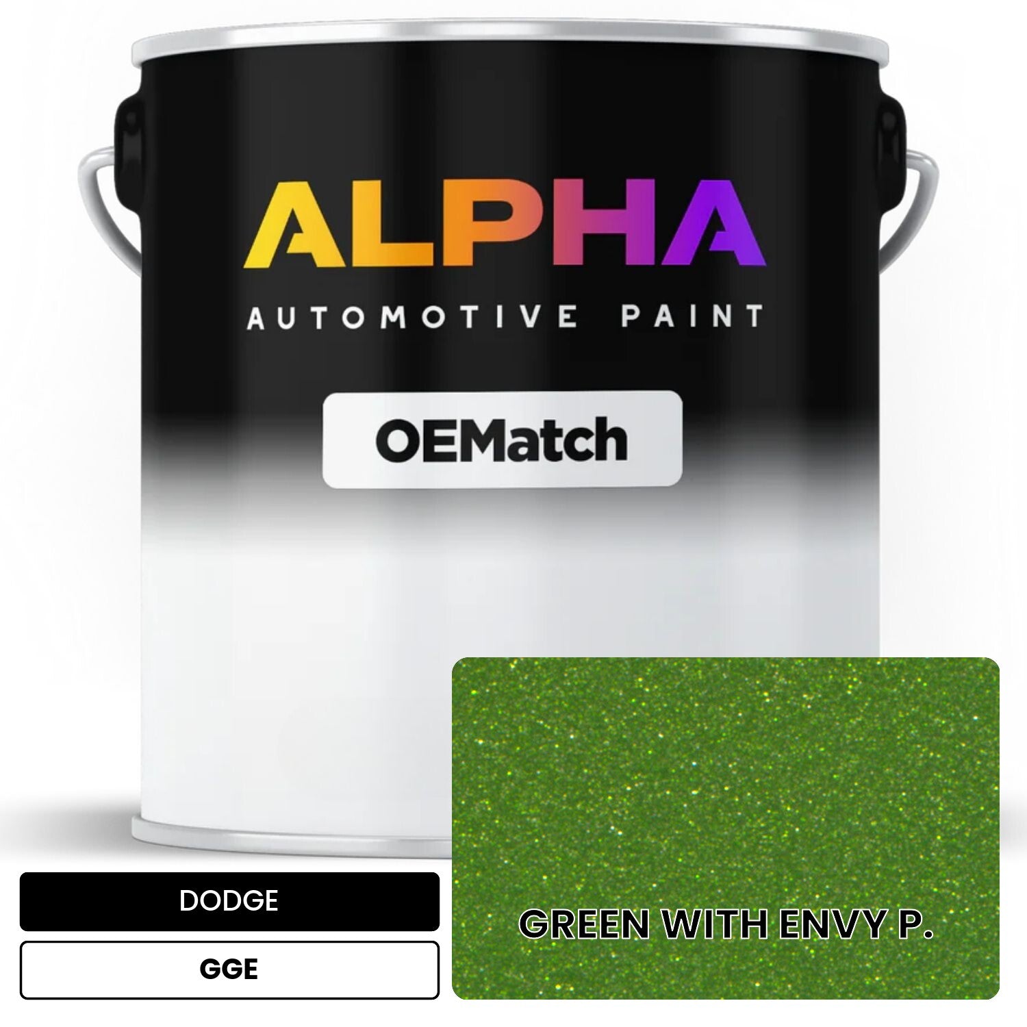 DODGE GREEN WITH ENVY P. GGE OEMatch Basecoat