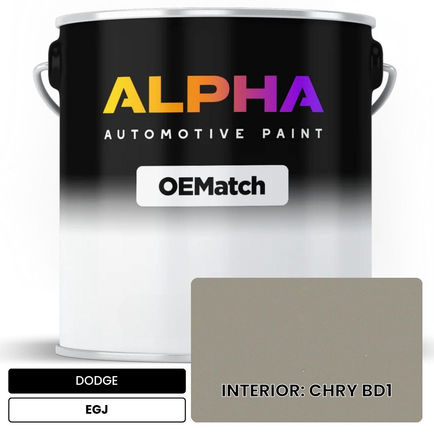 DODGE INTERIOR: CHRY BD1 EGJ OEMatch Basecoat
