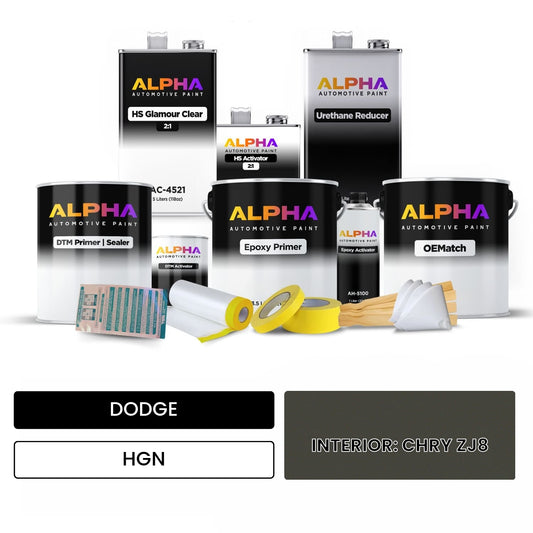 DODGE INTERIOR: CHRY ZJ8 HGN OEMatch Vehicle Paint Kit