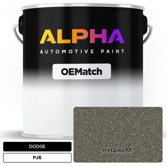 DODGE KHAKI M. PJ6 OEMatch Basecoat