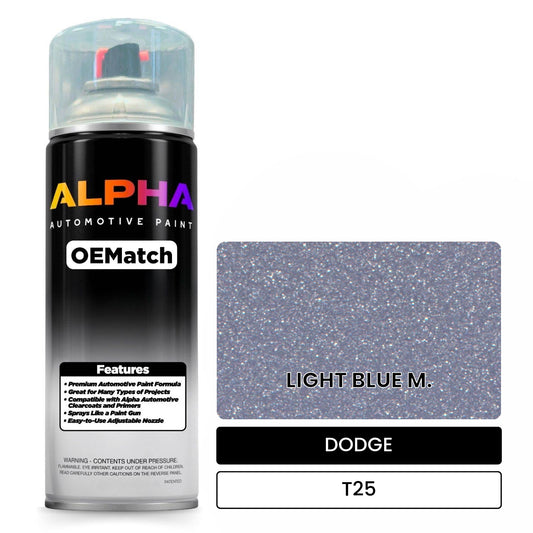 DODGE LIGHT BLUE M. T25 OEMatch Spraycan