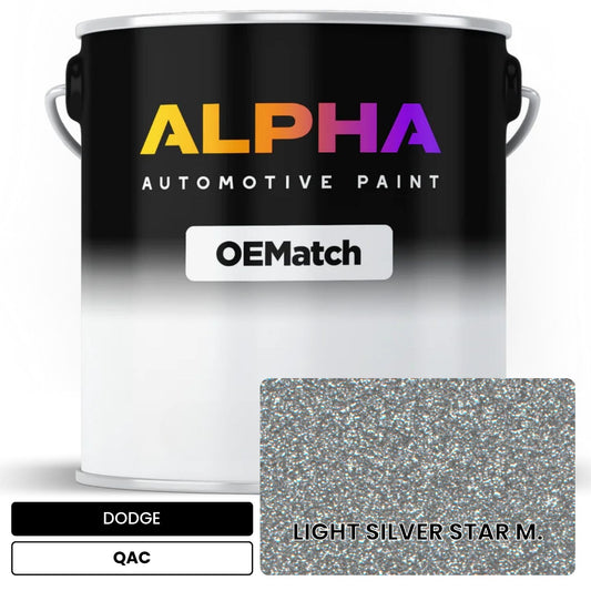 DODGE LIGHT SILVER STAR M. QAC OEMatch Basecoat