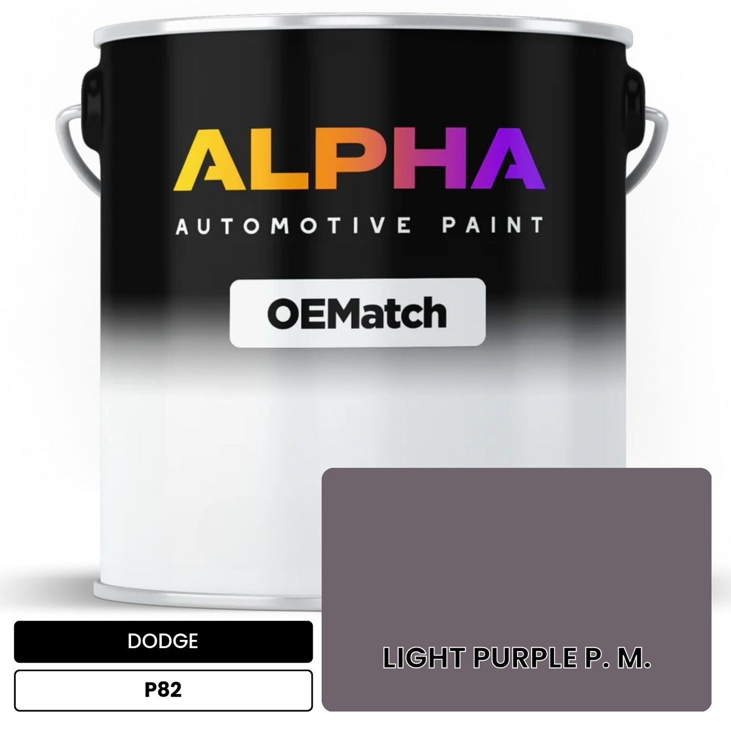 DODGE LIGHT PURPLE P. M. P82 OEMatch Basecoat