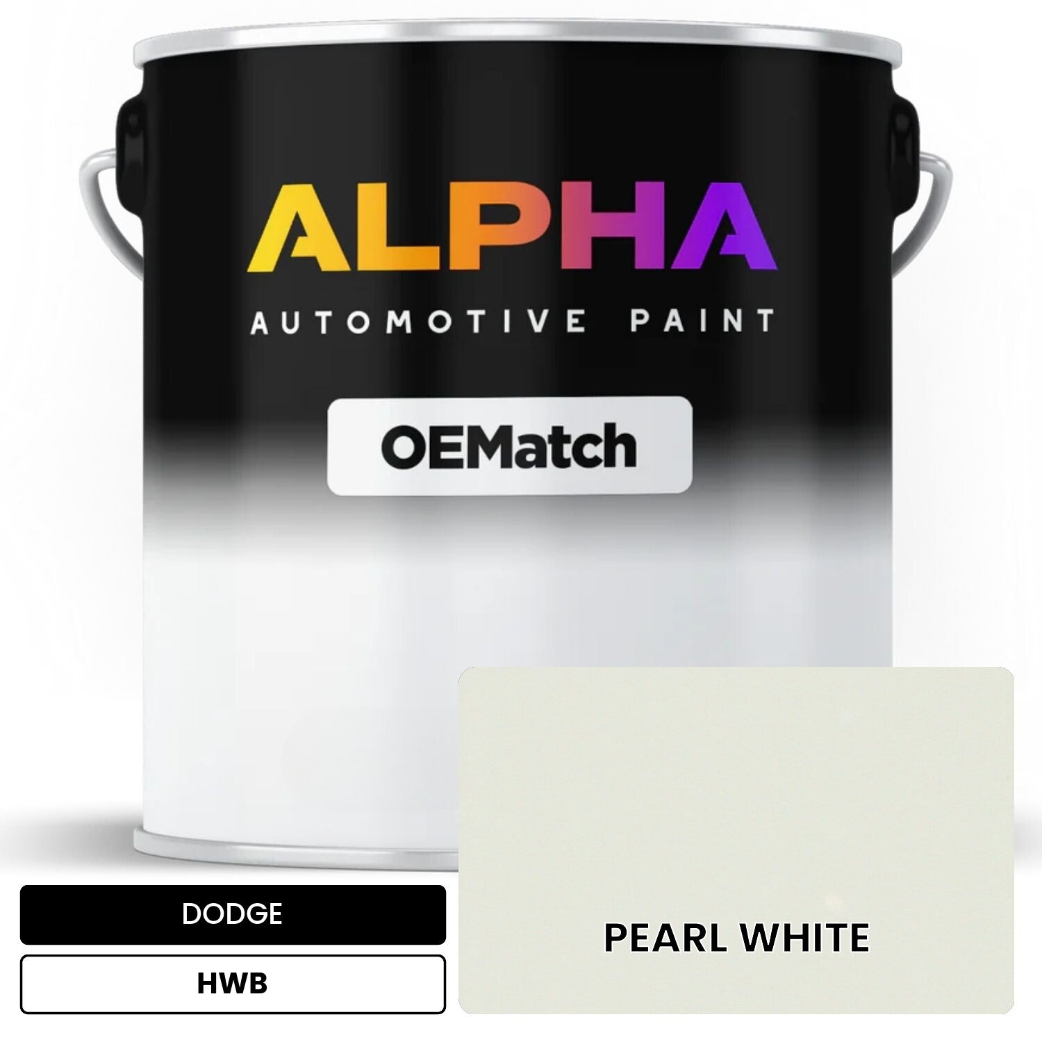 DODGE PEARL WHITE HWB OEMatch Basecoat