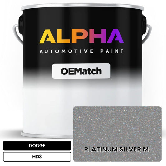 DODGE PLATINUM SILVER M. HD3 OEMatch Basecoat