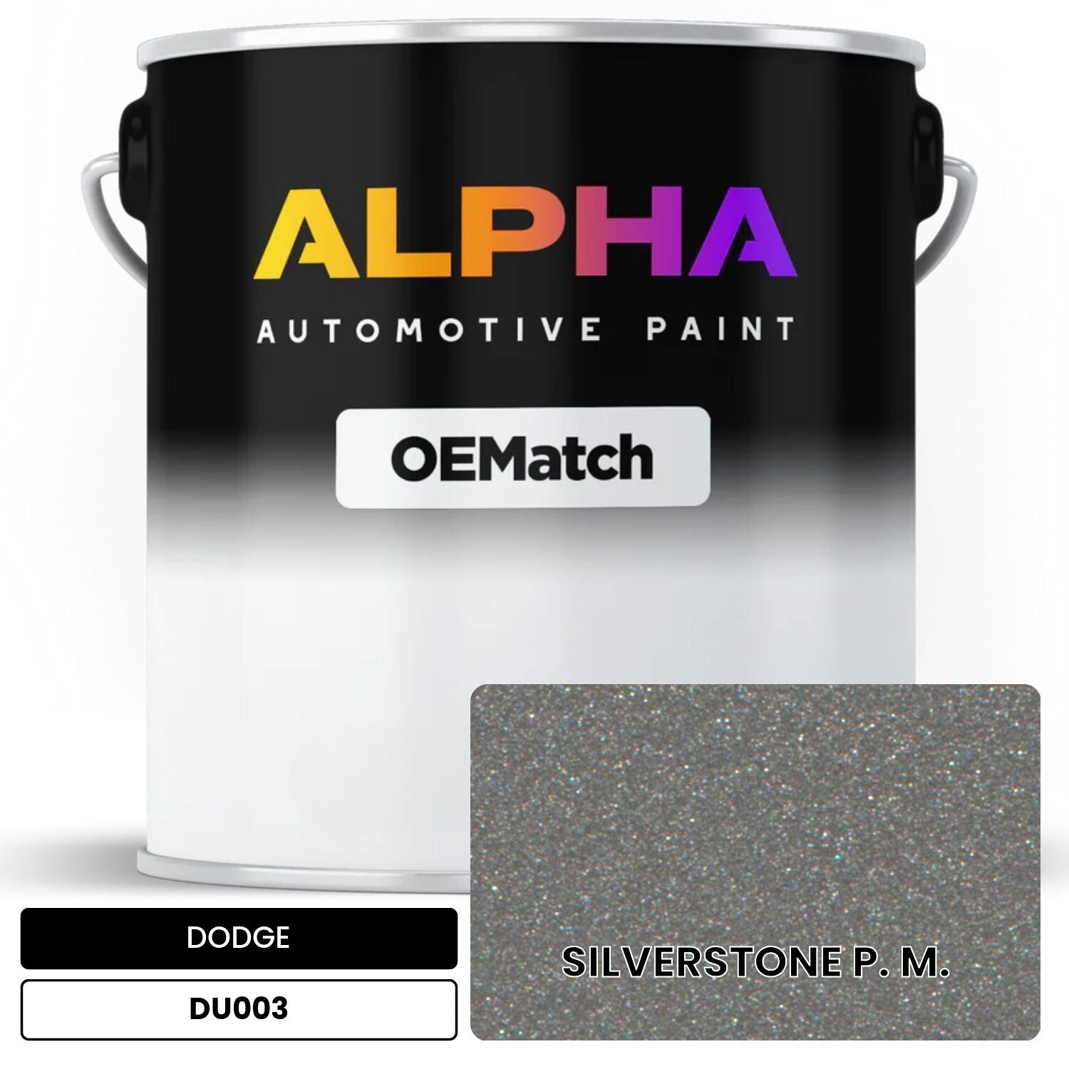 DODGE SILVERSTONE P. M. DU003 OEMatch Basecoat
