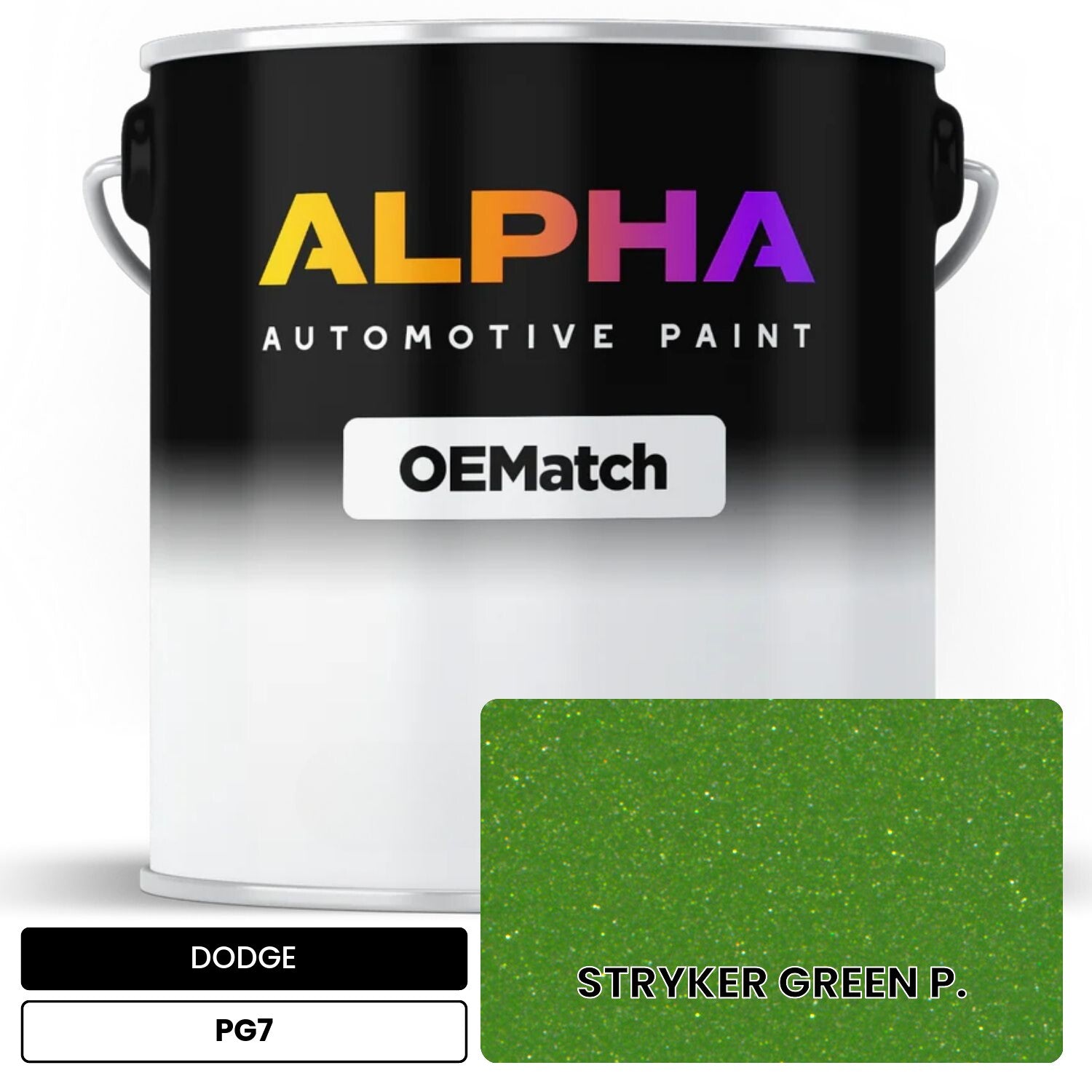 DODGE STRYKER GREEN P. PG7 OEMatch Basecoat