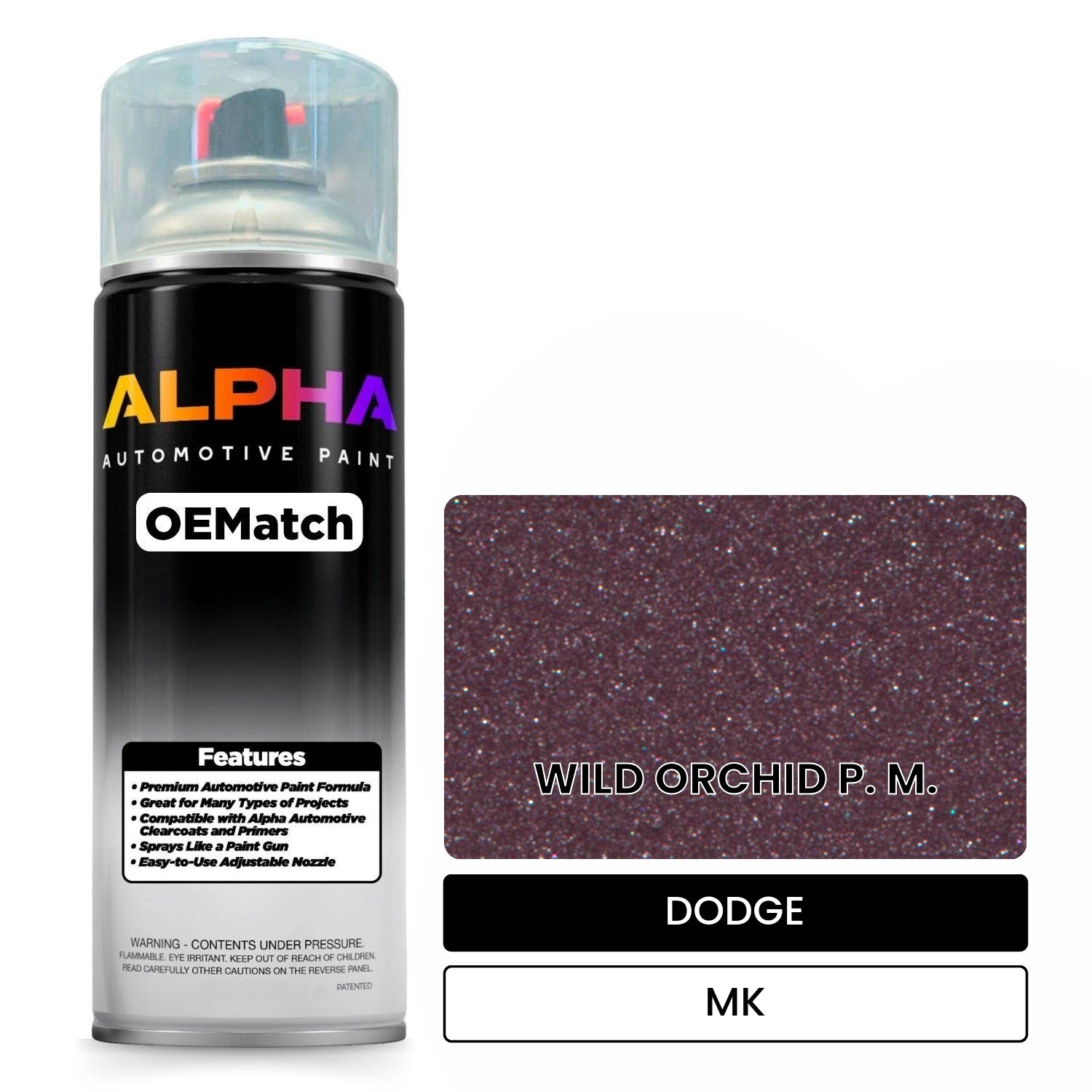 DODGE WILD ORCHID P. M. MK OEMatch Spraycan