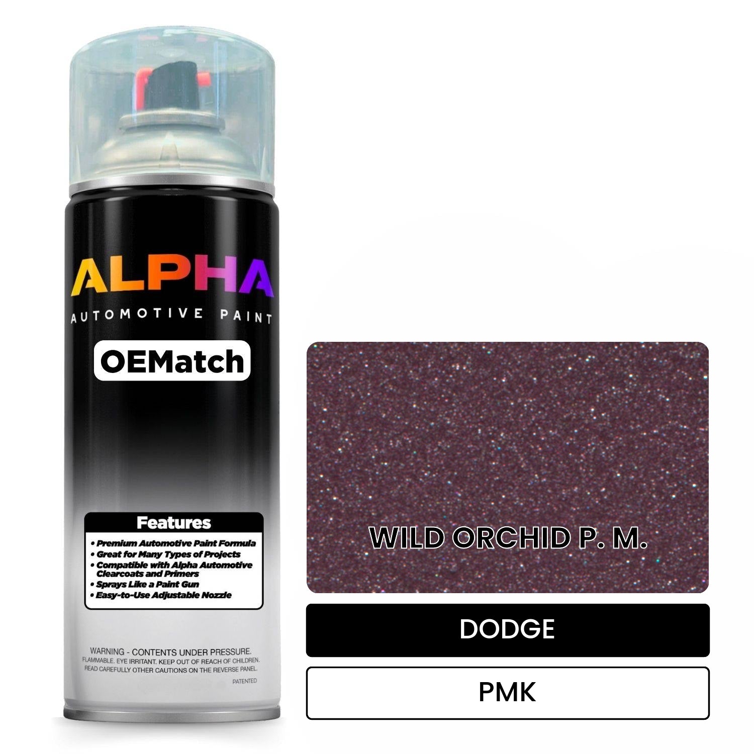 DODGE WILD ORCHID P. M. PMK OEMatch Spraycan
