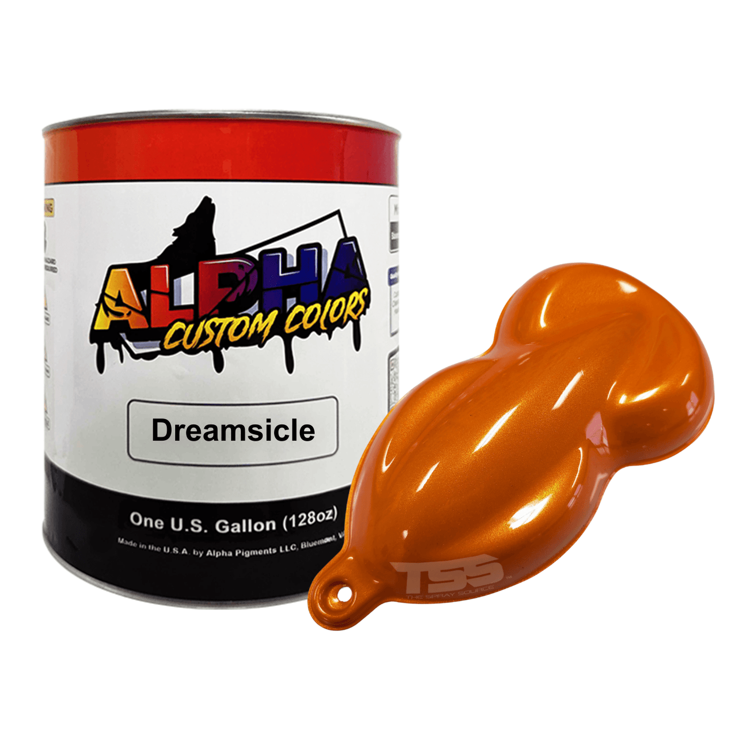 Dreamsicle Paint Basecoat - The Spray Source - Alpha Pigments