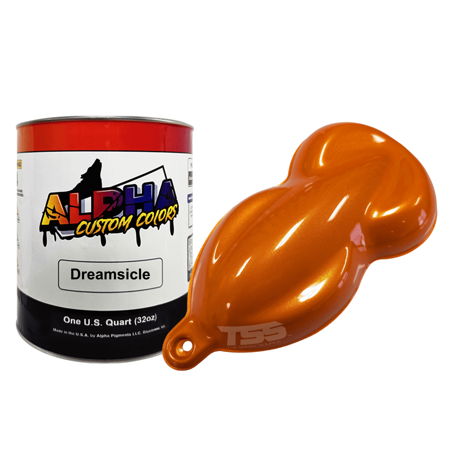 Dreamsicle Paint Basecoat - The Spray Source - Alpha Pigments