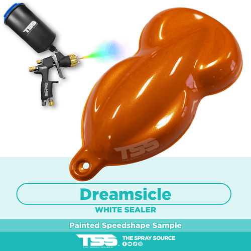 Dreamsicle Painted Sample (White Ground Coat)