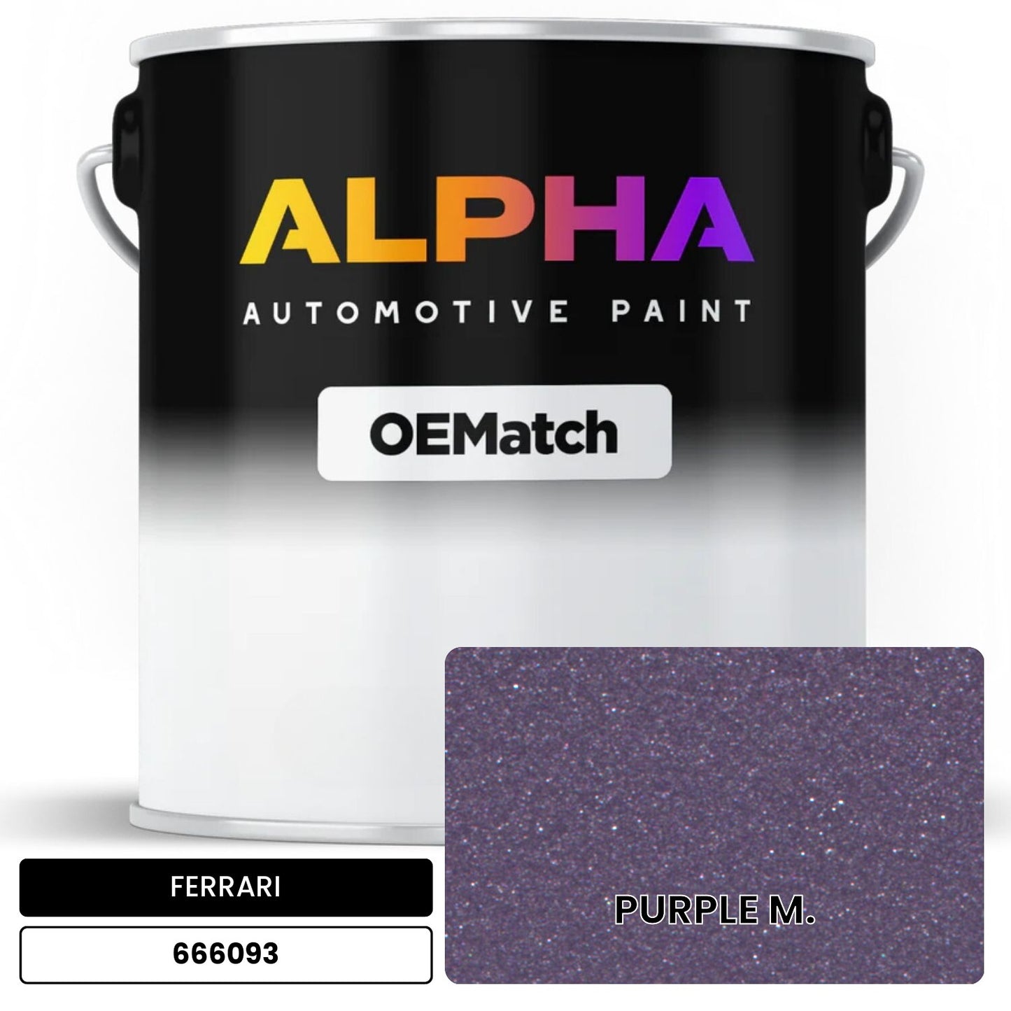 FERRARI PURPLE M.  666093 OEMatch Basecoat