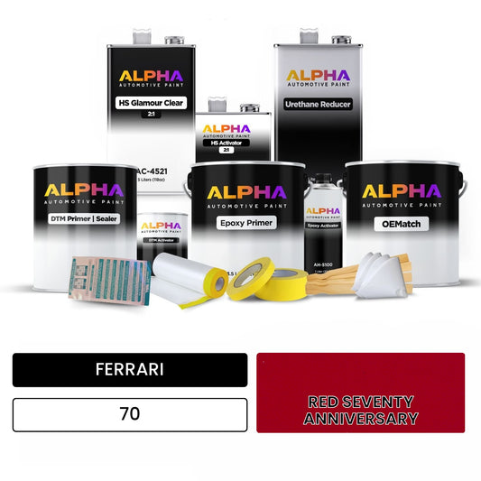 FERRARI RED SEVENTY ANNIVERSARY 70 OEMatch Vehicle Paint Kit