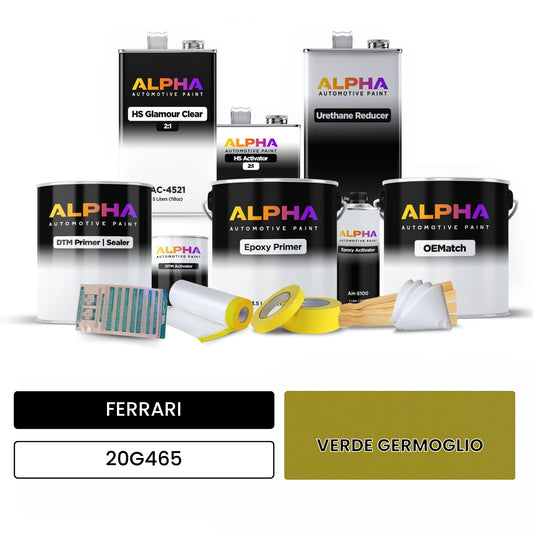 FERRARI VERDE GERMOGLIO 20G465 OEMatch Vehicle Paint Kit