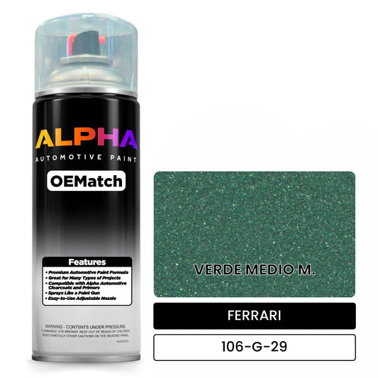 FERRARI VERDE MEDIO M. 106-G-29 OEMatch Spraycan