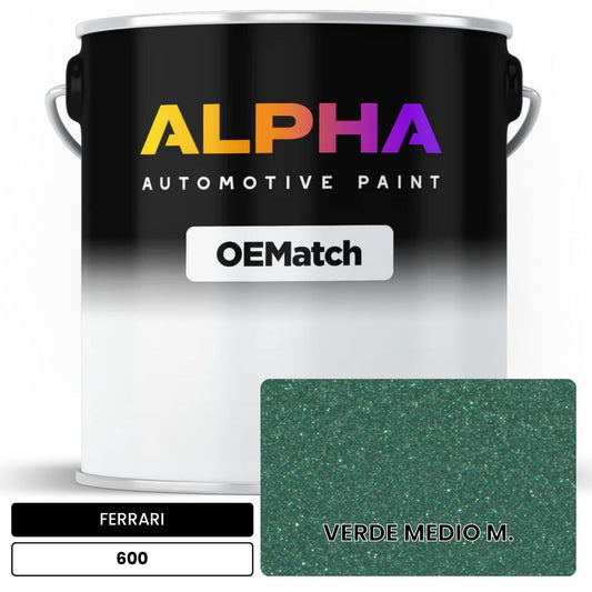 FERRARI VERDE MEDIO M. 600 OEMatch Basecoat
