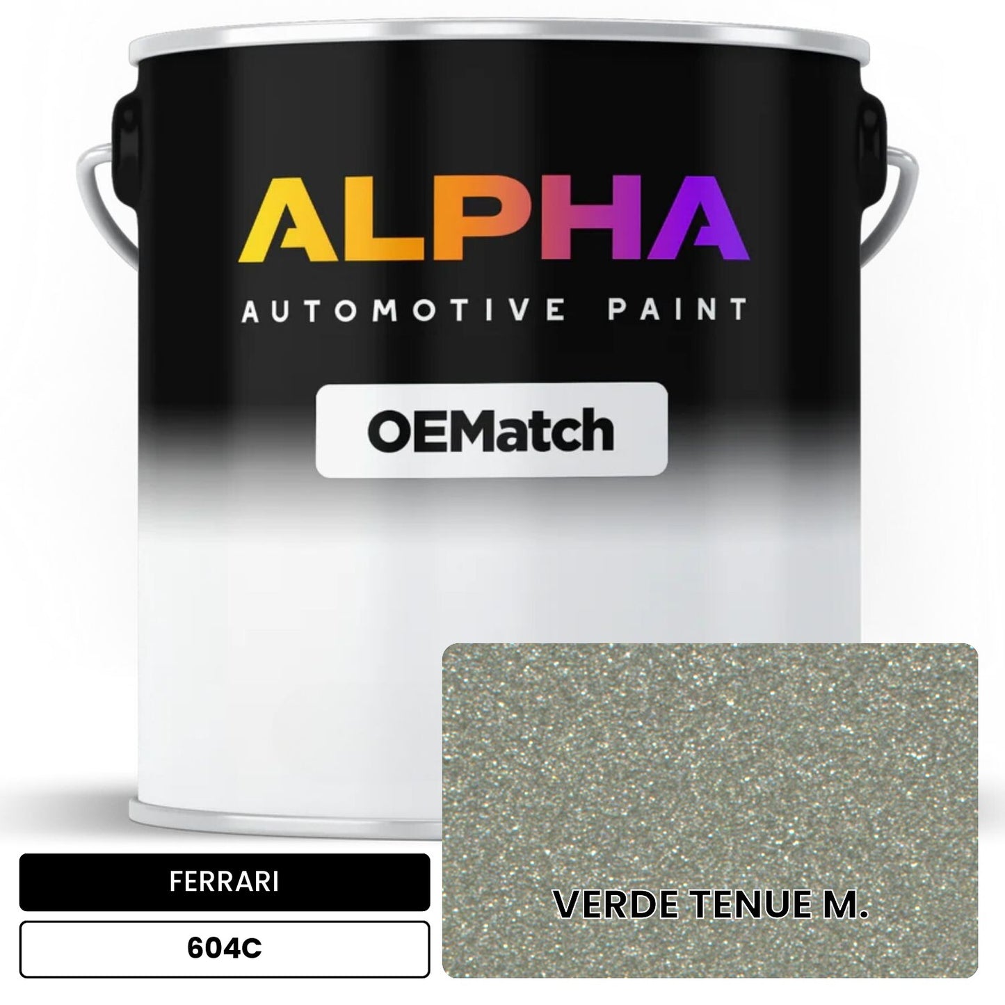 FERRARI VERDE TENUE M. 604C OEMatch Basecoat