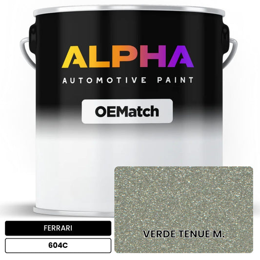 FERRARI VERDE TENUE M. 604C OEMatch Basecoat