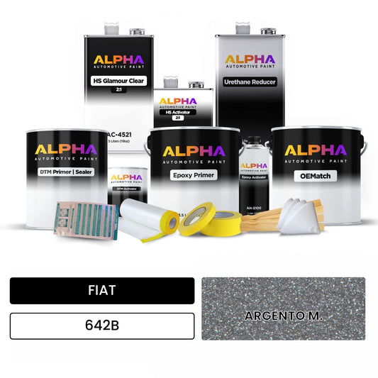FIAT ARGENTO M. 642B OEMatch Vehicle Paint Kit