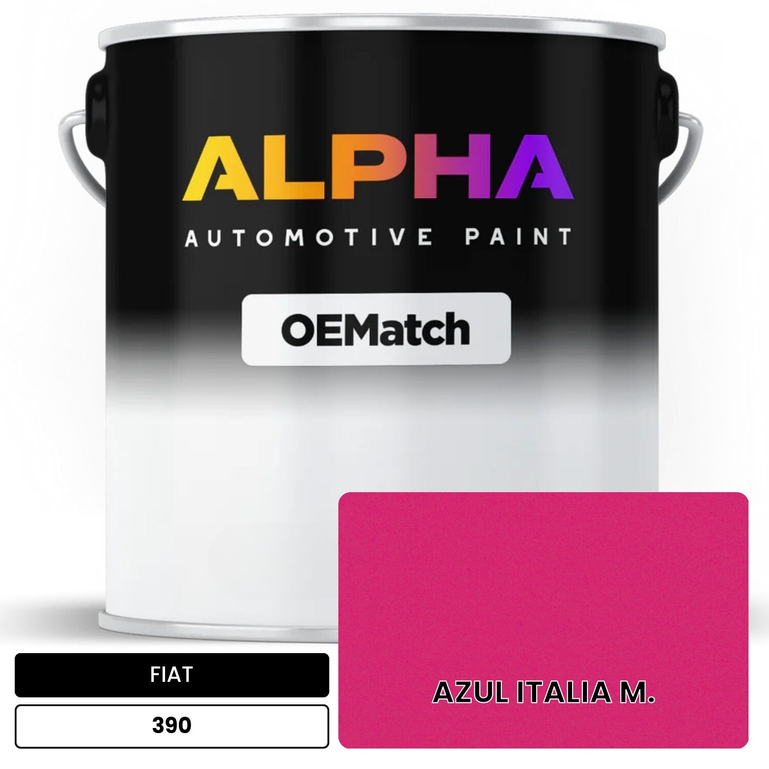 FIAT AZUL ITALIA M. 390 OEMatch Basecoat