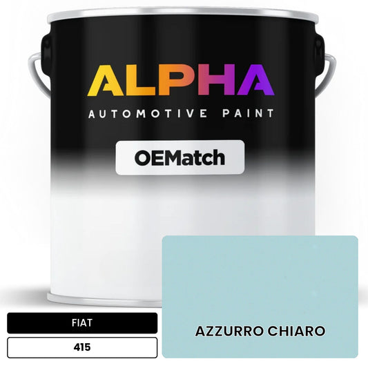 FIAT AZZURRO CHIARO 415 OEMatch Basecoat