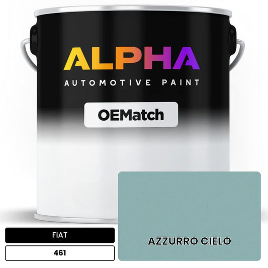 FIAT AZZURRO CIELO 461 OEMatch Basecoat