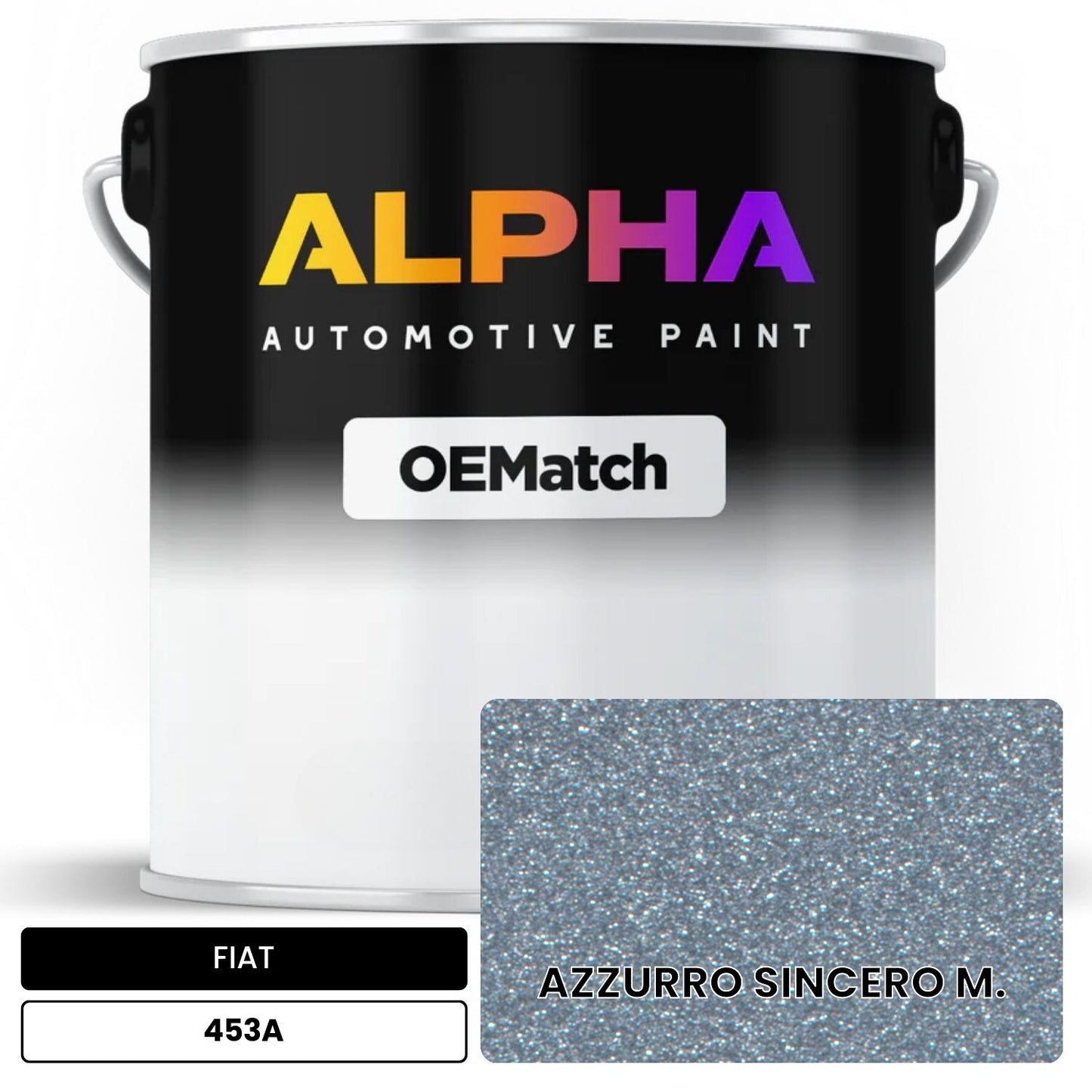 FIAT AZZURRO SINCERO M. 453A OEMatch Basecoat